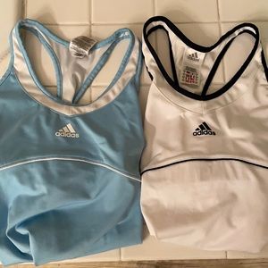 Adidas sports bra tops (pair)
